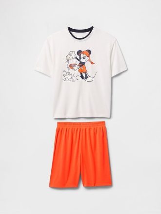 Gap × Disney Kinder-Pyjama-Shorts-Set aus recyceltem Material