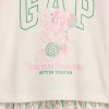 Gap × Disney Kinder-Pyjama-Shorts-Set aus recyceltem Material Gap × Disney Kinder-Pyjama-Shorts-Set aus recyceltem Material