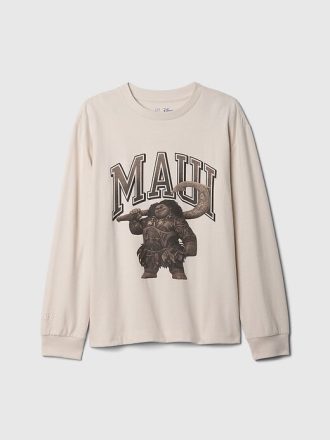 Gap × Disney Kinder-T-Shirt „Maui“ mit Grafik