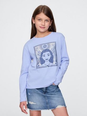 Gap × Disney Kinder-T-Shirt mit Moana-Grafik
