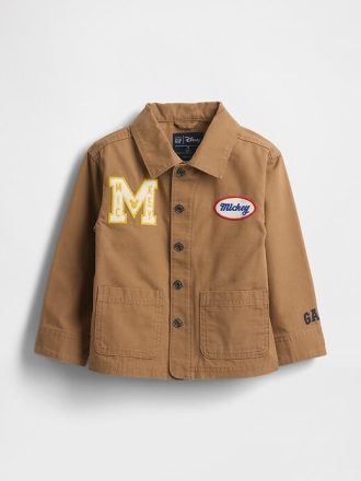 Gap × Disney Mickey Mouse Canvas-Arbeitsjacke für Babys und Kleinkinder