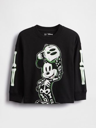 Gap × Disney – Mickey Mouse – Halloween-T-Shirt mit Grafik für Babys und Kleinkinder