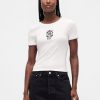 Gap × Disney – Modernes, geschrumpftes T-Shirt „The Nightmare Before Christmas“ von Tim Burton Gap × Disney – Modernes, geschrumpftes T-Shirt „The Nightmare Before Christmas“ von Tim Burton