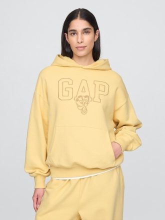 Gap × Disney Oversize-Kapuzenpullover mit Logo für Erwachsene