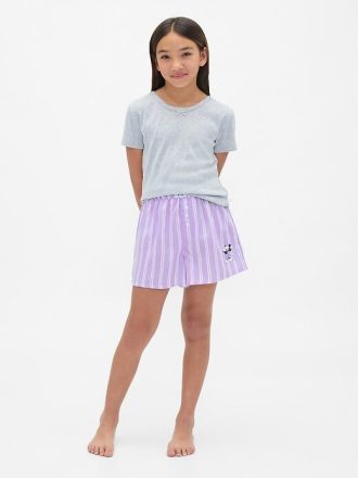 Gap × Disney Pyjama-Boxershorts aus recyceltem Flanell für Kinder