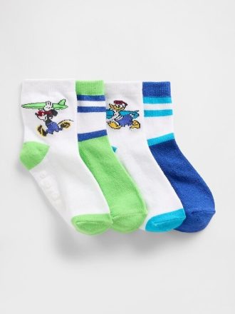 Gap × Disney Quarter Crew-Socken für Babys und Kleinkinder