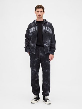 Gap × Disney – Schwere Baggy-Jogginghose mit Totenkopfmotiv „The Nightmare Before Christmas“ von Tim Burton