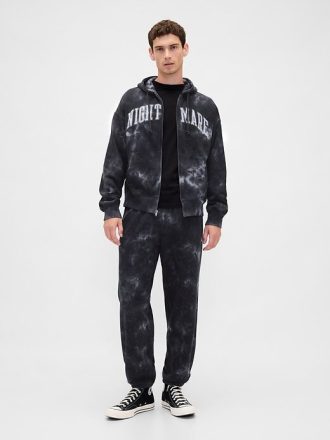 Gap × Disney – Schwerer Kapuzenpullover mit Reißverschluss „The Nightmare Before Christmas“ von Tim Burton