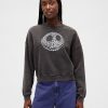 Gap × Disney – Schwerer Totenkopf-Sweatshirt „The Nightmare Before Christmas“ von Tim Burton Gap × Disney – Schwerer Totenkopf-Sweatshirt „The Nightmare Before Christmas“ von Tim Burton