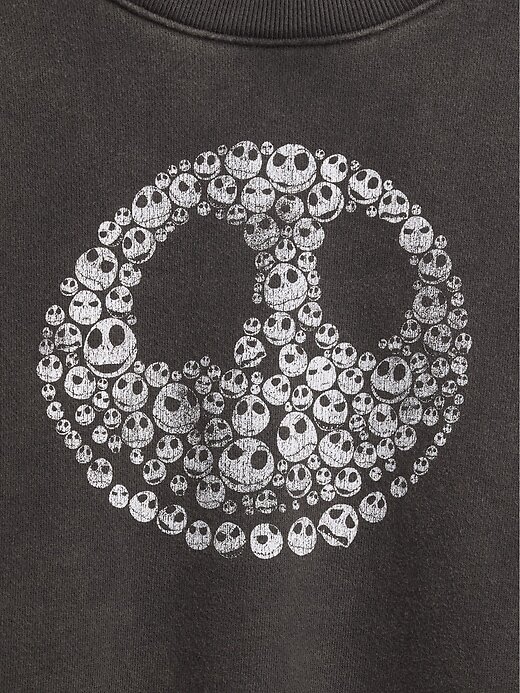 Gap × Disney – Schwerer Totenkopf-Sweatshirt „The Nightmare Before Christmas“ von Tim Burton Gap × Disney – Schwerer Totenkopf-Sweatshirt „The Nightmare Before Christmas“ von Tim Burton