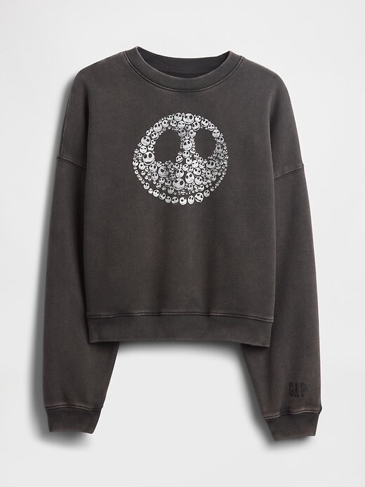 Gap × Disney – Schwerer Totenkopf-Sweatshirt „The Nightmare Before Christmas“ von Tim Burton Gap × Disney – Schwerer Totenkopf-Sweatshirt „The Nightmare Before Christmas“ von Tim Burton