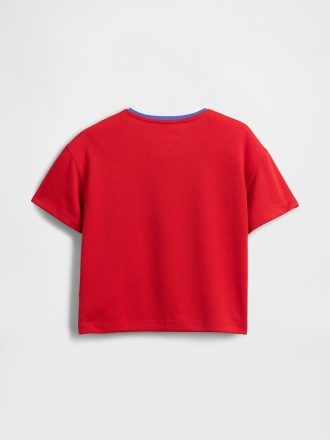 Gap × Disney T-Shirt aus recyceltem Mesh-Jersey für Babys und Kleinkinder