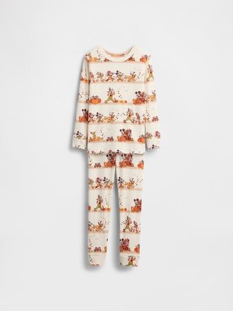 Gap × Disney Thanksgiving-Pyjama-Set aus gebürsteter Bio-Baumwolle für Babys und Kleinkinder