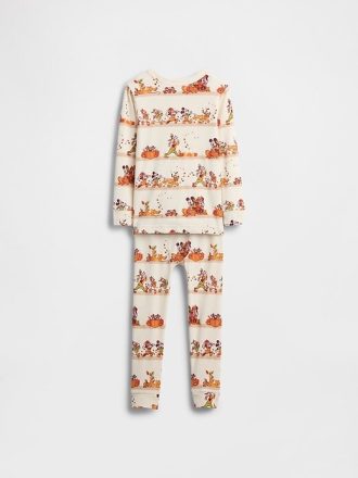 Gap × Disney Thanksgiving-Pyjama-Set aus gebürsteter Bio-Baumwolle für Babys und Kleinkinder