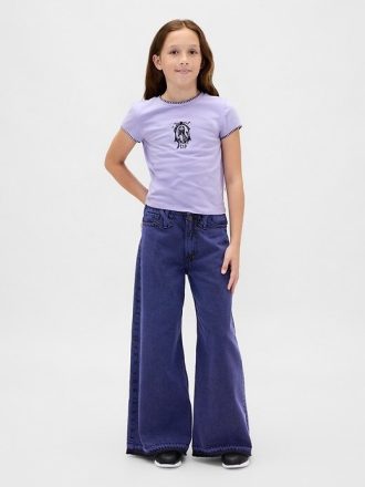 Gap × Disney Tim Burtons „The Nightmare Before Christmas“ Baggy-Jeans für Kinder mit mittlerer Leibhöhe