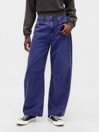 Gap × Disney Tim Burtons „The Nightmare Before Christmas“ Mid Rise UltraSoft Barrel Jeans