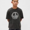Gap × Disney Tim Burtons „The Nightmare Before Christmas“ Totenkopf-T-Shirt für Kinder Gap × Disney Tim Burtons „The Nightmare Before Christmas“ Totenkopf-T-Shirt für Kinder