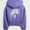 Gap × Disney Tim Burtons „The Nightmare Before Christmas“ VintageSoft Crop Hoodie für Kinder Gap × Disney Tim Burtons „The Nightmare Before Christmas“ VintageSoft Crop Hoodie für Kinder
