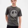 Gap × Disney Tim Burtons Totenkopf-T-Shirt „The Nightmare Before Christmas“ Gap × Disney Tim Burtons Totenkopf-T-Shirt „The Nightmare Before Christmas“