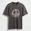 Gap × Disney Tim Burtons Totenkopf-T-Shirt „The Nightmare Before Christmas“ Gap × Disney Tim Burtons Totenkopf-T-Shirt „The Nightmare Before Christmas“