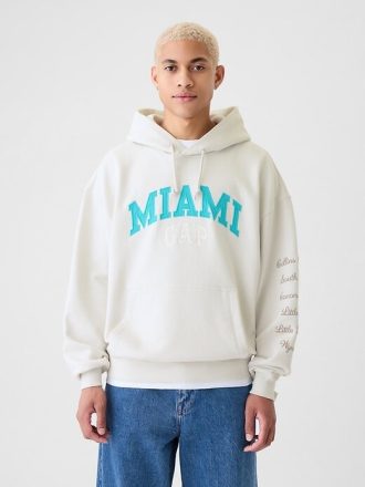 Gap – Kapuzenpullover mit Miami-City-Logo