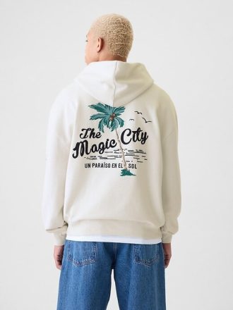 Gap – Kapuzenpullover mit Miami-City-Logo