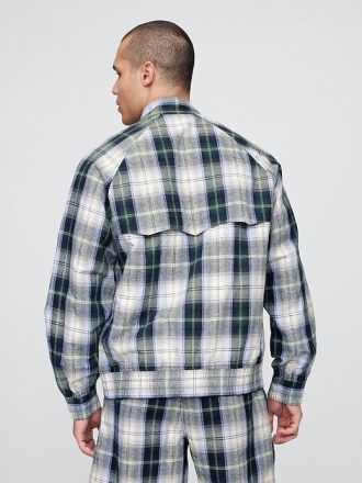 Gap × Malbon Bomberjacke aus Leinen und Baumwolle