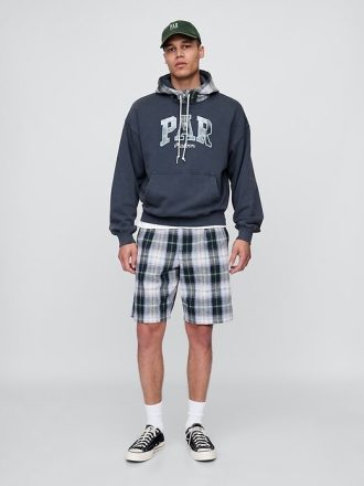Gap × Malbon Schwerer French Terry-Hoodie für Erwachsene mit Logo