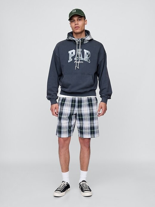 Gap × Malbon Schwerer French Terry-Hoodie für Erwachsene mit Logo Gap × Malbon Schwerer French Terry-Hoodie für Erwachsene mit Logo