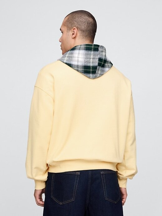 Gap × Malbon Schwerer French Terry-Hoodie für Erwachsene mit Logo Gap × Malbon Schwerer French Terry-Hoodie für Erwachsene mit Logo