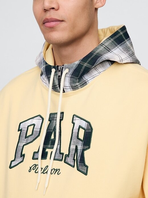 Gap × Malbon Schwerer French Terry-Hoodie für Erwachsene mit Logo Gap × Malbon Schwerer French Terry-Hoodie für Erwachsene mit Logo