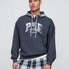 Gap × Malbon Schwerer French Terry-Hoodie für Erwachsene mit Logo Gap × Malbon Schwerer French Terry-Hoodie für Erwachsene mit Logo