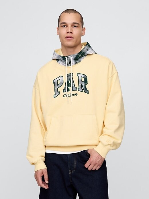 Gap × Malbon Schwerer French Terry-Hoodie für Erwachsene mit Logo Gap × Malbon Schwerer French Terry-Hoodie für Erwachsene mit Logo