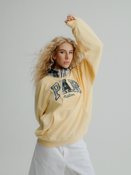 Gap × Malbon Schwerer French Terry-Hoodie für Erwachsene mit Logo Gap × Malbon Schwerer French Terry-Hoodie für Erwachsene mit Logo