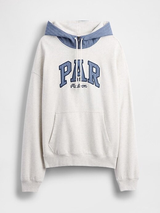 Gap × Malbon Schwerer French Terry-Hoodie für Erwachsene mit Logo Gap × Malbon Schwerer French Terry-Hoodie für Erwachsene mit Logo