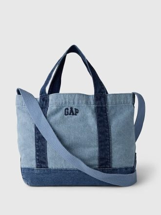 Gap – Mini-Tragetasche mit Denim-Riemen und Logo