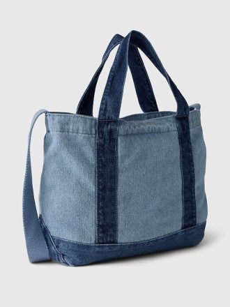 Gap – Mini-Tragetasche mit Denim-Riemen und Logo
