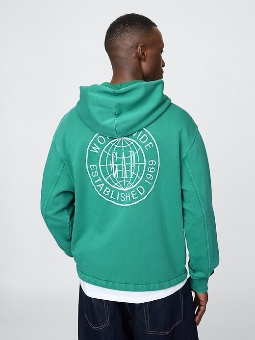 Gap – Schwerer French-Terry-Hoodie mit Logo Gap – Schwerer French-Terry-Hoodie mit Logo