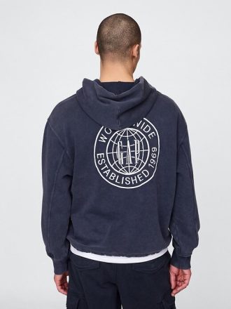 Gap – Schwerer French-Terry-Hoodie mit Logo