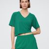 GapFit Breathe – Kurzes T-Shirt mit V-Ausschnitt GapFit Breathe – Kurzes T-Shirt mit V-Ausschnitt
