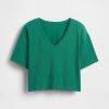 GapFit Breathe – Kurzes T-Shirt mit V-Ausschnitt GapFit Breathe – Kurzes T-Shirt mit V-Ausschnitt