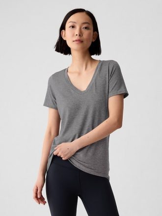 GapFit Breathe T-Shirt mit V-Ausschnitt