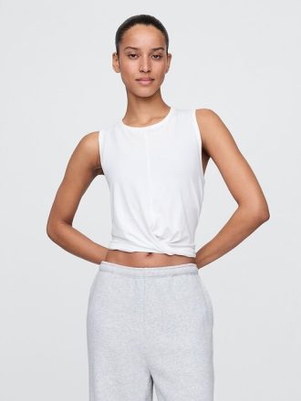 GapFit Breathe Tanktop mit Twist-Front