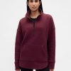 GapFit – Gesteppter Jacquard-Pullover mit halbem Reißverschluss GapFit – Gesteppter Jacquard-Pullover mit halbem Reißverschluss