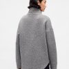 GapFit – Gesteppter Jacquard-Pullover mit halbem Reißverschluss GapFit – Gesteppter Jacquard-Pullover mit halbem Reißverschluss