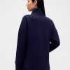GapFit – Gesteppter Jacquard-Pullover mit halbem Reißverschluss GapFit – Gesteppter Jacquard-Pullover mit halbem Reißverschluss