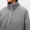GapFit – Gesteppter Jacquard-Pullover mit halbem Reißverschluss GapFit – Gesteppter Jacquard-Pullover mit halbem Reißverschluss