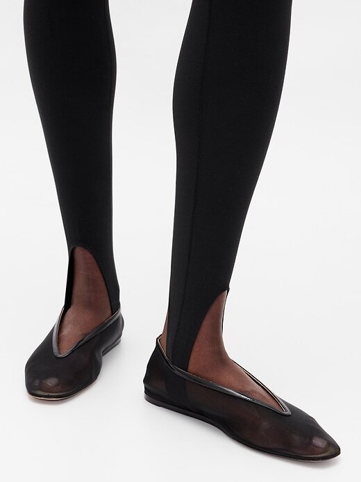 GapFit – Glatte Leggings mit hohem Bund und Steg GapFit – Glatte Leggings mit hohem Bund und Steg