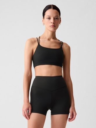 GapFit Power Sport-BH mit mittlerer Stoßdämpfung und Riemchendesign