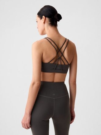 GapFit Power Sport-BH mit mittlerer Stoßdämpfung und Riemchendesign